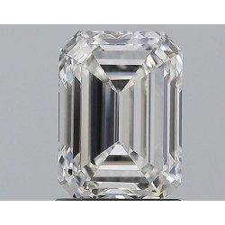Diament szlif szmaragdowy, 1.51ct, VVS2, G, GIA 5533344617