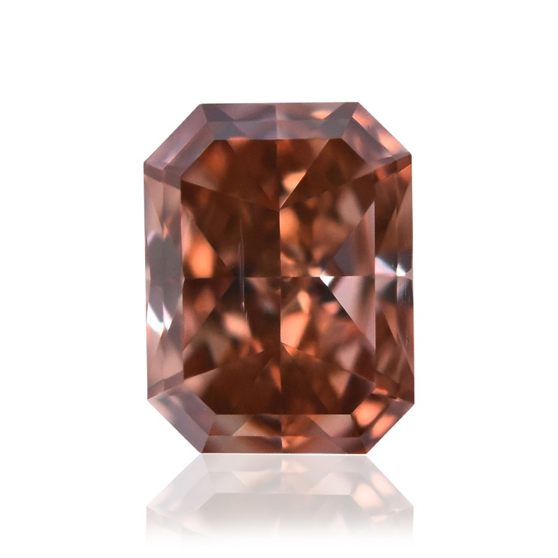 Diament o barwie fantazyjnej radiant, 0.3ct, SI1, Fancy Deep Orangey Pink, GIA 6175545847 Diament o barwie fantazyjnej radiant, 0.3ct, SI1, Fancy Deep Orangey Pink, GIA 6175545847