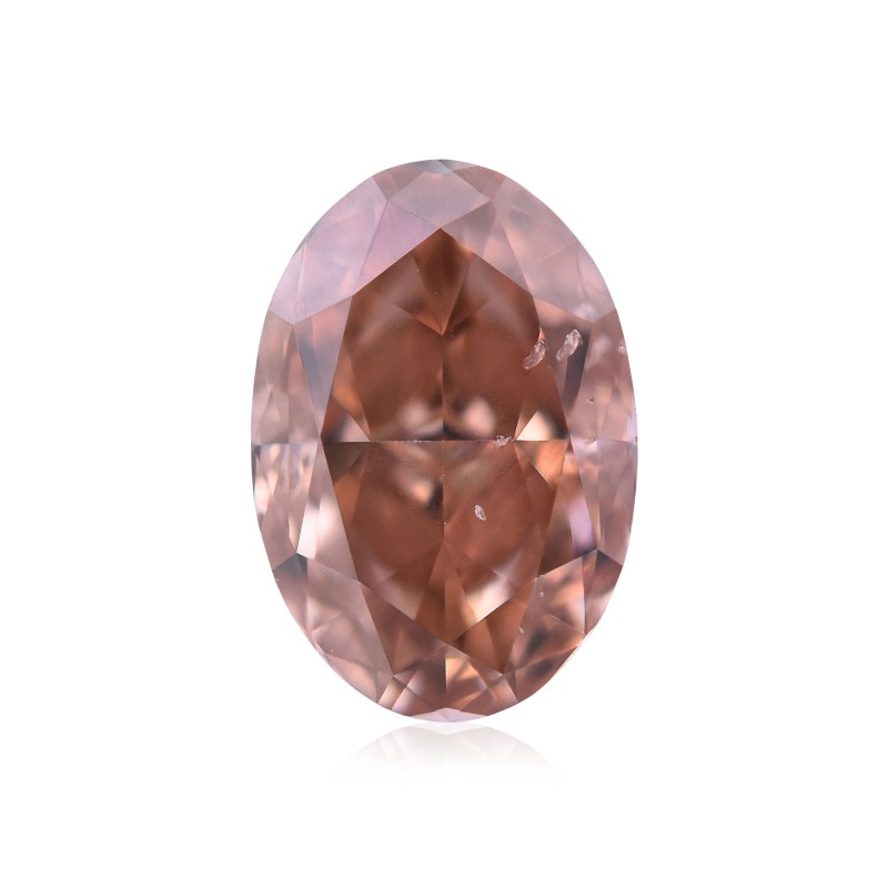 Diament o barwie fantazyjnej szlif owalny, 0.61ct, SI2, Fancy Deep Brownish Orangey Pink, GIA 7171449703 Diament o barwie fantazyjnej szlif owalny, 0.61ct, SI2, Fancy Deep Brownish Orangey Pink, GIA 7171449703