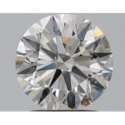 Diament szlif okrągły, 1.7ct, SI1, H, GIA 6531310049