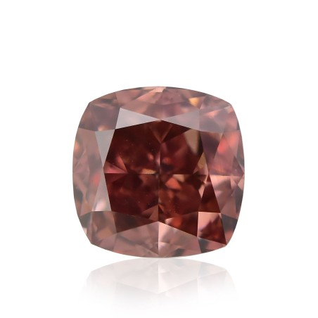 Diament o barwie fantazyjnej szlif poduszkowy brylantowy, 0.45ct, VS1, Fancy Deep  Pink, GIA 7161292937