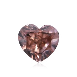 Diament o barwie fantazyjnej serce, 0.4ct, SI1, Fancy Pink Brown, GIA 1162440074
