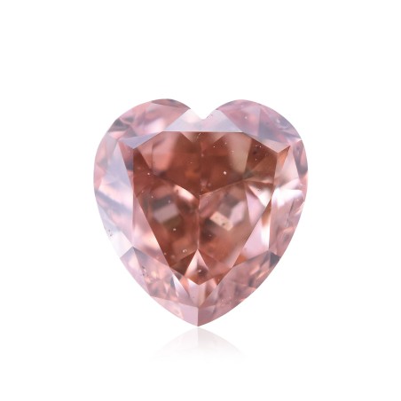 Diament o barwie fantazyjnej serce, 0.37ct, SI1, Fancy Deep Brownish Orangey Pink, GIA 6175784874