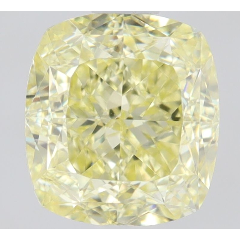 Diament o barwie fantazyjnej szlif poduszkowy brylantowy, 1.01ct, VS2, Fancy Yellow, GIA 2507118815