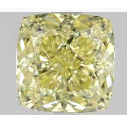 Diament o barwie fantazyjnej szlif poduszkowy brylantowy, 1.05ct, VS1, Fancy Yellow, GIA 2508081533