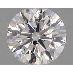 Diament szlif okrągły, 0.37ct, SI2, D, GIA 6412182579