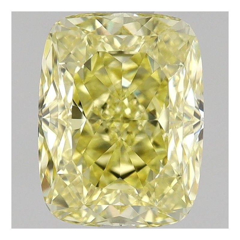 Diament o barwie fantazyjnej szlif poduszkowy brylantowy, 1.01ct, VVS1, Fancy Intense Yellow, GIA 2231424283
