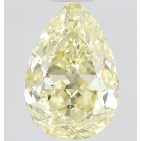 Diament o barwie fantazyjnej szlif gruszkowy, 0.5ct, VVS2, Fancy Yellow, GIA 2537195621