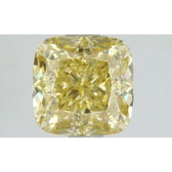 Diament o barwie fantazyjnej szlif poduszkowy modyfikowany, 1.54ct, VVS2, Fancy Brownish Yellow, GIA 6421544285