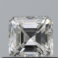 Diament szlif szmaragdowy kwadratowy, 0.5ct, VVS1, H, GIA 2516014983