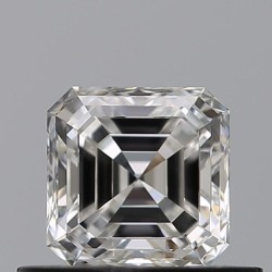 Diament szlif szmaragdowy kwadratowy, 0.53ct, VVS1, G, GIA 7506587782