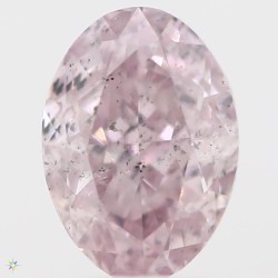 Diament o barwie fantazyjnej szlif gruszkowy, 0.4ct, SI2, Fancy Purplish Pink, GIA 6282574296