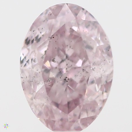 Diament o barwie fantazyjnej szlif gruszkowy, 0.4ct, SI2, Fancy Purplish Pink, GIA 6282574296