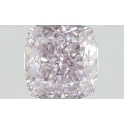 Diament o barwie fantazyjnej szlif poduszkowy modyfikowany, 0.3ct, VS2, Fancy Purple Pink, GIA 5222576305