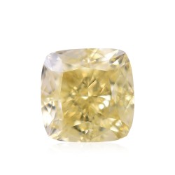 Diament o barwie fantazyjnej szlif poduszkowy brylantowy, 1.32ct, VVS2, Fancy Brownish Yellow, GIA 6205979989