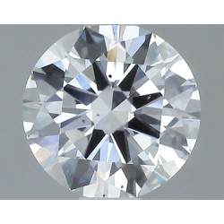 Diament szlif okrągły, 0.51ct, SI1, F, GIA 6502838680