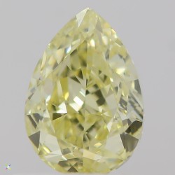 Diament o barwie fantazyjnej szlif gruszkowy, 0.51ct, SI1, Fancy Intense Yellow, GIA 7311746693