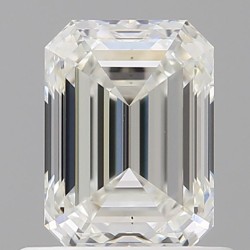 Diament szlif szmaragdowy, 0.74ct, VS2, H, GIA 1528371549