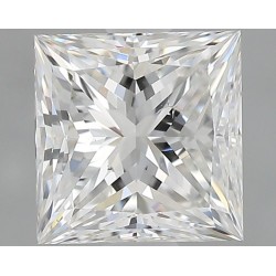 Diament szlif princess, 0.6ct, VS2, F, GIA 6432372348