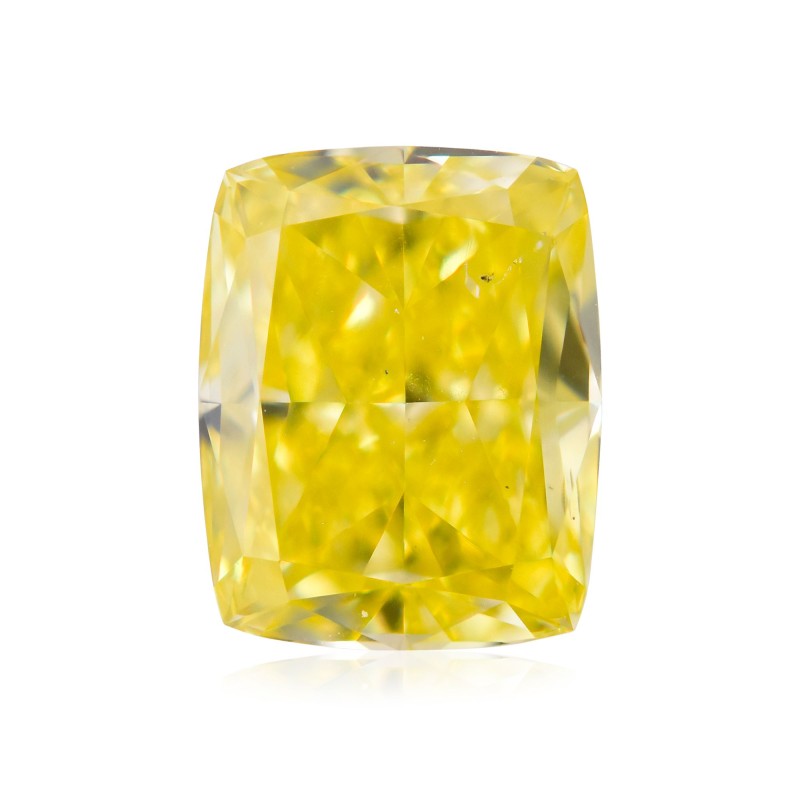 Diament o barwie fantazyjnej szlif poduszkowy brylantowy, 1.1ct, SI2, Fancy Vivid Yellow, GIA 7328334599 Diament o barwie fantazyjnej szlif poduszkowy brylantowy, 1.1ct, SI2, Fancy Vivid Yellow, GIA 7328334599