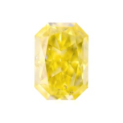 Diament o barwie fantazyjnej radiant, 0.69ct, SI2, Fancy Intense  Yellow, GIA 7326430522