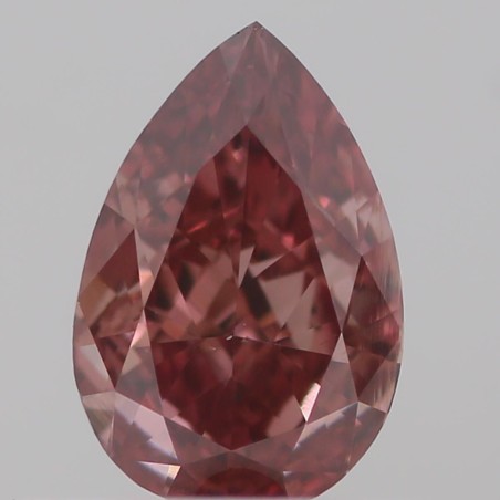 Diament o barwie fantazyjnej szlif gruszkowy, 0.31ct, SI1, Fancy Deep Orangey Pink, GIA 2223194021