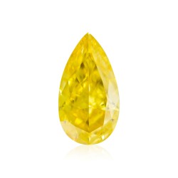 Diament o barwie fantazyjnej szlif gruszkowy, 1.04ct, SI1, Fancy Vivid  Yellow, GIA 6332044931