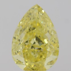 Diament o barwie fantazyjnej serce, 1.01ct, SI2, Fancy Intense Yellow, GIA 6331081908