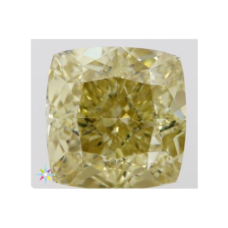 Diament o barwie fantazyjnej szlif poduszkowy brylantowy, 1.15ct, VS1, Fancy Brownish Yellow, GIA 3215744856