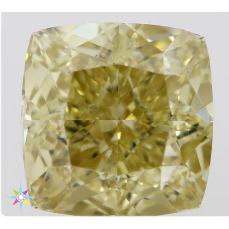 Diament o barwie fantazyjnej szlif poduszkowy brylantowy, 1.15ct, VS1, Fancy Brownish Yellow, GIA 3215744856