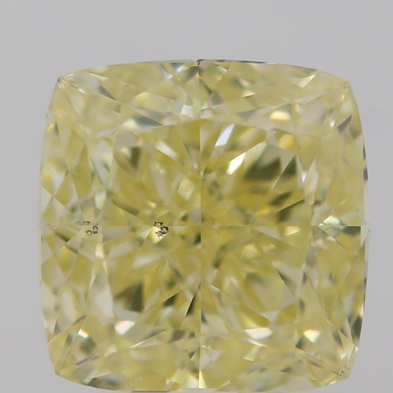 Diament o barwie fantazyjnej szlif poduszkowy brylantowy, 1.03ct, SI1, Fancy  Yellow, GIA 1339122927
