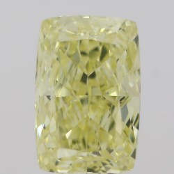 Diament o barwie fantazyjnej szlif poduszkowy brylantowy, 1.01ct, VVS2, Fancy  Yellow, GIA 2215090185