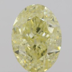 Diament o barwie fantazyjnej szlif owalny, 0.5ct, VS2, Fancy  Yellow, GIA 2215019921