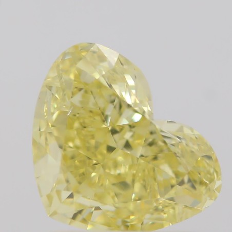 Diament o barwie fantazyjnej serce, 1ct, SI1, Fancy Intense  Yellow, GIA 2203861053