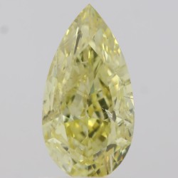 Diament o barwie fantazyjnej szlif gruszkowy, 1.03ct, SI2, Fancy Intense Yellow, GIA 2213091507