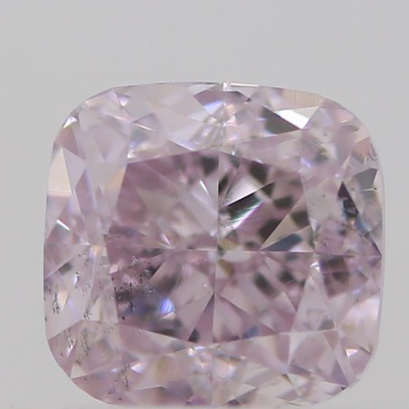 Diament o barwie fantazyjnej szlif poduszkowy brylantowy, 0.45ct, SI1, Fancy Purple Pink, GIA 6203991868