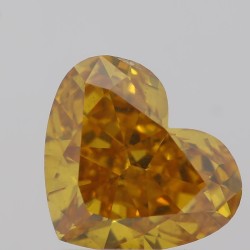 Diament o barwie fantazyjnej serce, 1.05ct, SI2, Fancy Deep Orange Yellow, GIA 6227112976