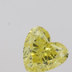 Diament o barwie fantazyjnej serce, 1.55ct, SI1, Fancy Intense Yellow, GIA 1379112833