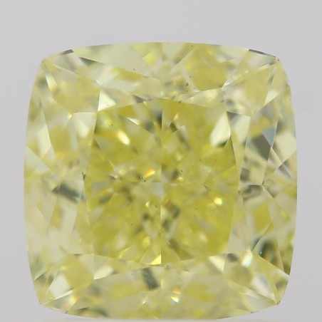 Diament o barwie fantazyjnej szlif poduszkowy brylantowy, 1.12ct, SI1, Fancy Intense  Yellow, GIA 2211291967