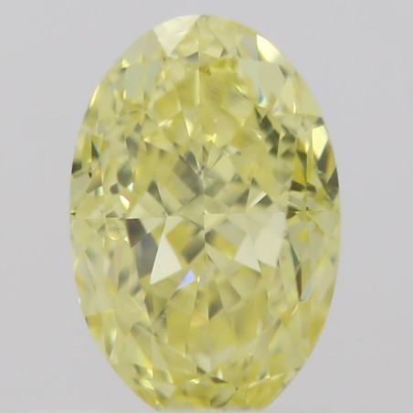 Diament o barwie fantazyjnej szlif owalny, 0.5ct, SI2, Fancy Intense  Yellow, GIA 5212654465