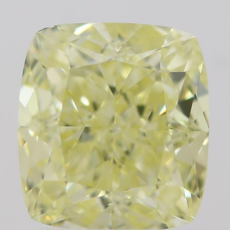 Diament o barwie fantazyjnej szlif poduszkowy brylantowy, 1ct, VVS1, Fancy  Yellow, GIA 1216373842