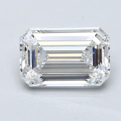 Diament szlif szmaragdowy, 2ct, VVS1, F, GIA 6502746791