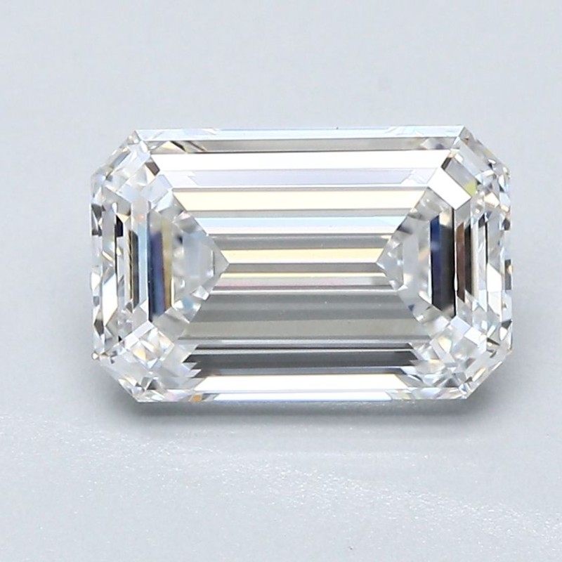 Diament szlif szmaragdowy, 2ct, VVS1, F, GIA 6502746791