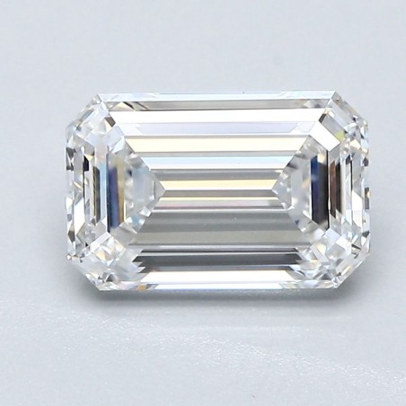 Diament szlif szmaragdowy, 2ct, VVS1, F, GIA 6502746791