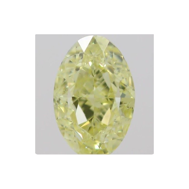 Diament o barwie fantazyjnej szlif owalny, 0.5ct, VS2, Fancy  Yellow, GIA 5211373681