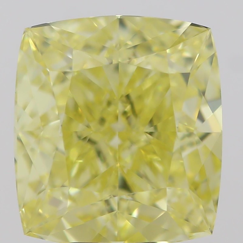 Diament o barwie fantazyjnej szlif poduszkowy brylantowy, 1.01ct, VVS2, Fancy Intense  Yellow, GIA 2211292012