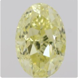 Diament o barwie fantazyjnej szlif owalny, 1ct, SI2, Fancy Intense  Yellow, GIA 2215577642
