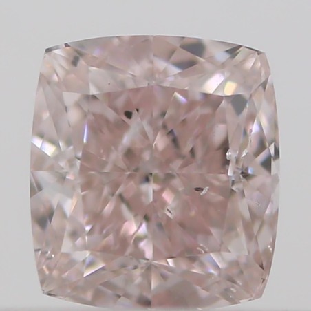 Diament o barwie fantazyjnej szlif poduszkowy brylantowy, 0.35ct, SI2, Fancy Light Orangey Pink, GIA 6237482008
