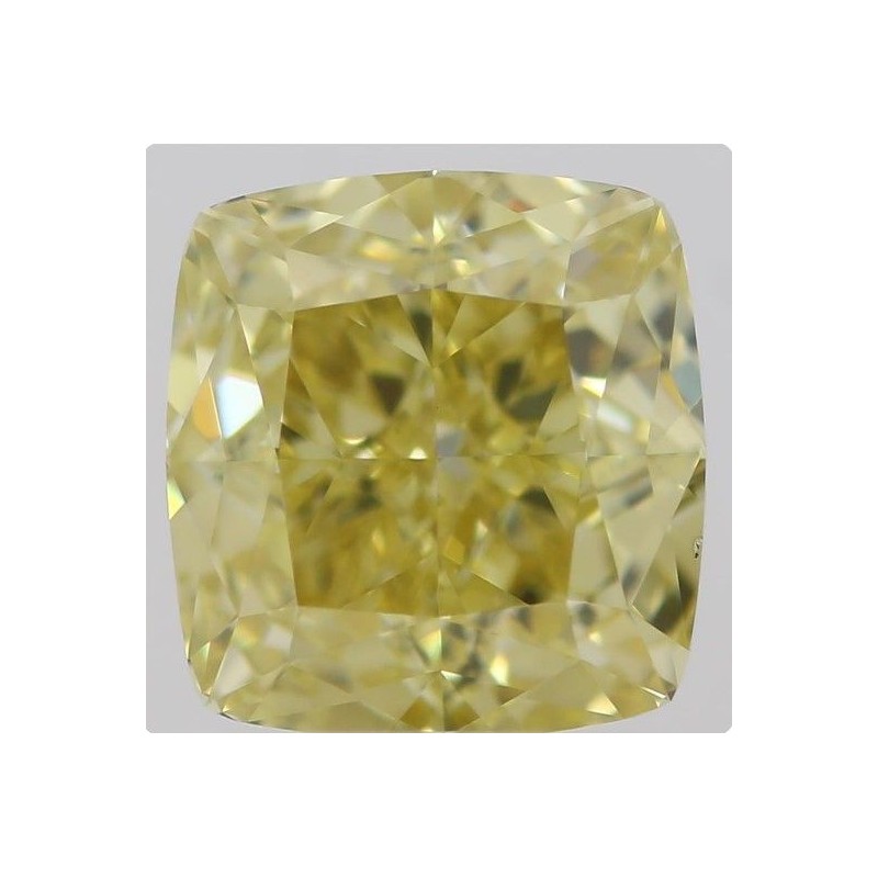 Diament o barwie fantazyjnej szlif poduszkowy brylantowy, 1.02ct, VS2, Fancy Brownish Yellow, GIA 5211373923