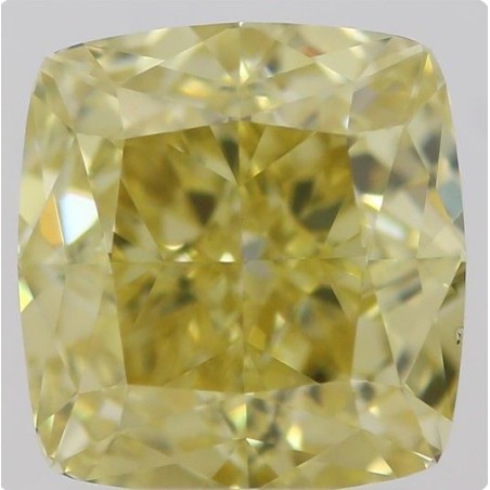Diament o barwie fantazyjnej szlif poduszkowy brylantowy, 1.02ct, VS2, Fancy Brownish Yellow, GIA 5211373923